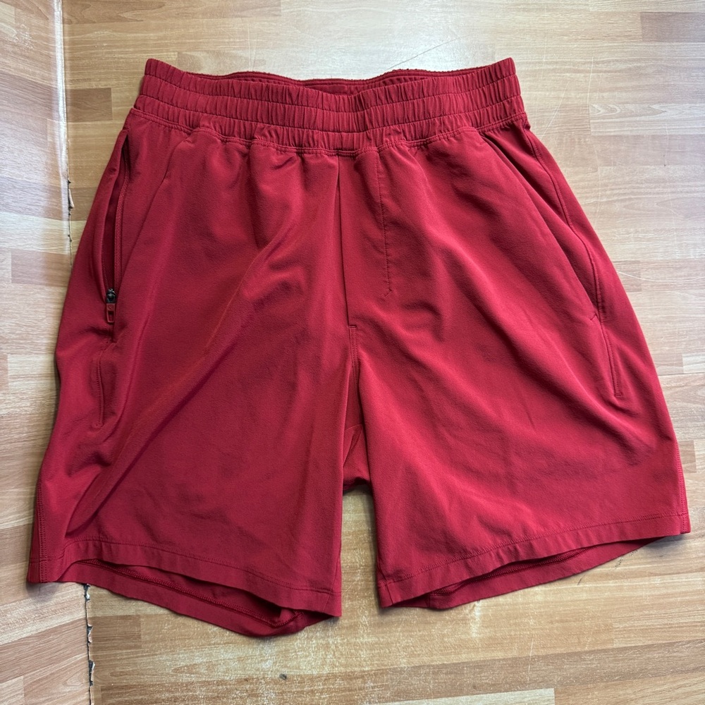 Lululemon Pace Breaker Shorts, size XS red